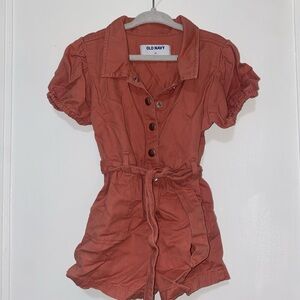 Old Navy Rust Toddler Girl Romper